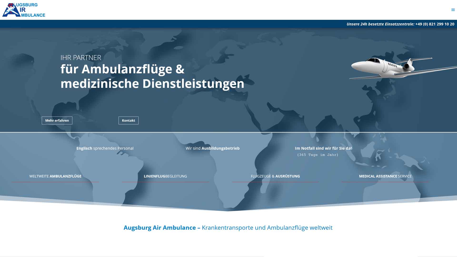 Air Ambulance 24 GmbH – Referenz