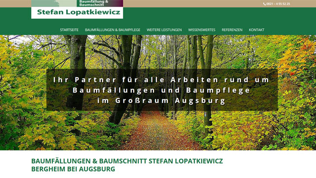 Baumfällungen Lopatkiewicz – Referenz