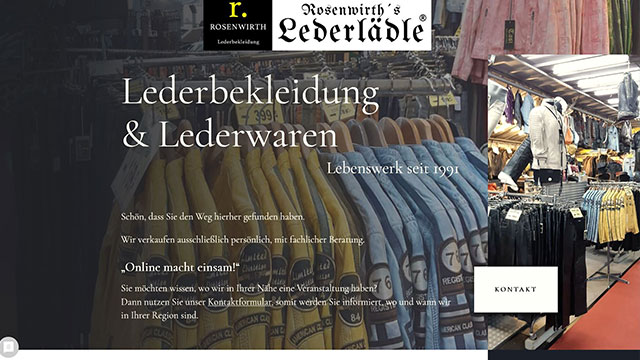 Lederwaren Rosenwirth – Referenz