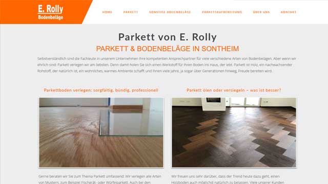Parkett & Bodenbeläge Rolly – Referenz