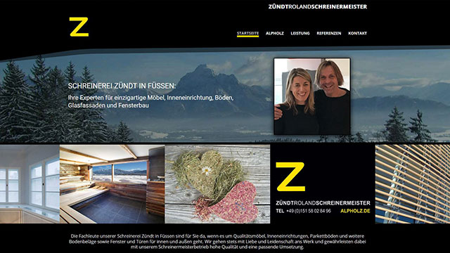 Alpholz Schreinerei Zündt – Referenz