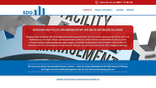 SDG Reinigung & Pflege von Immobilien – Referenz