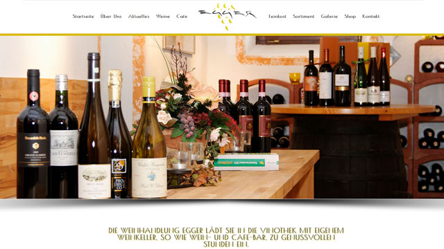 Wein Egger – Weinhandel – Referenz