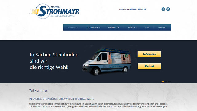 Steinbodensanierung Strohmayr – Steinbodentechnik Augsburg