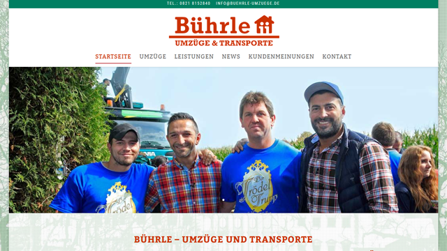 Bührle Umzüge & Transporte – Umzugsunternehmen Augsburg